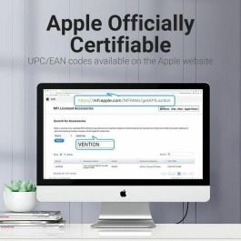 Cable Lightning Vention LABHD 50 cm (1 unidad)