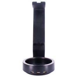 EXQUISITE GAMING Cable Guy Powerstand SP2 Soporte Cargador con 3 Puertos USB 3.0 Halo Iluminado Negro