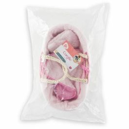 Corolle COR4062013141855 Conjunto Cuna Peluche Rosa para Muñecos Bebé 36-42 cm Accesorios +3 años Corolle COR4062013141855 Conjunto Cuna Peluche Rosa para Muñecos Bebé 36-42 cm Accesorios +3 años