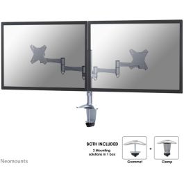 Neomounts FPMA-D1330DSILVER Soporte de Escritorio para 2 Monitores de 10" a 27" (69 cm) y 9 kg, Plateado Precio: 171.94999998. SKU: B1EGQCE4X6
