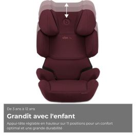 CYBEX CYB4063846375219 Silla de Coche Solution X i-Fix Rumba Red, 3-12 Años