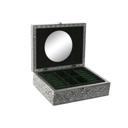DKD Home Decor Joyero Indio Pavo Real Madera Aluminio Plateado Verde 17.5x7.6x22.5cm DKD Home Decor Joyero Indio Pavo Real Madera Aluminio Plateado Verde 17.5x7.6x22.5cm