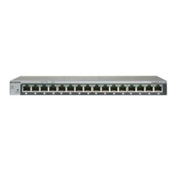 Netgear GS116 - Switch Ethernet Gigabit de 16 puertos 10/100/1000 Mbps, para pequeñas empresas, plug & play