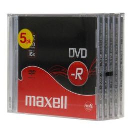 Dvd -R Maxell 4,7Gb 16X Jewel Case Pack 5 (Incluye Canon Lpi De 1.05 ) (M173) Precio: 5.89000049. SKU: B1ENHRZ2FN