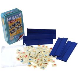 Cayro Juego Rummi Classic de Viaje en Caja de Metal 11,5x19,5 cm