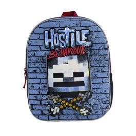 Minecraft hostile behaviour mochila preescolar 3d. bolsillo lateral.30 x 24 x 8 cm. Precio: 15.59000058. SKU: B13WA7C55P