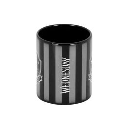 Karactermania Taza Miércoles Original Cerámica 9,5x13x7,8 cm Ideal para Bebidas Calientes en Caja Regalo