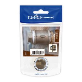 Aqua Control Tapón Macho de 1/2" Latón para Tubería Zincado