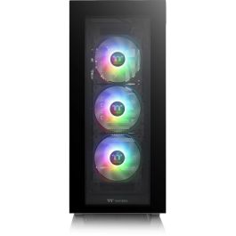 Thermaltake Divider 500 TG ARGB Black – Torre Midi PC ATX/micro ATX/Mini-ITX con ventana templada y filtro anti-polvo