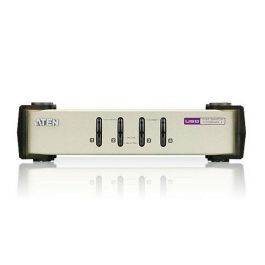 Aten CS84U 4-Port USB PS/2 VGA KVM Switch con Cables Incluidos y Video DynaSync