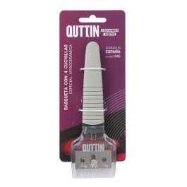 Rasqueta para vitrocerámica con cuchillas - 4 piezas - Quttin (24 Unidades) Rasqueta para vitrocerámica con cuchillas - 4 piezas - Quttin (24 Unidades)