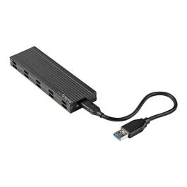 StarTech.com Sm2E1Bmu31C Carcasa Externa USB-C 10Gbps para Disco Duro M.2 NVMe o SATA SSD, Compatible 2230/2242/2260/2280