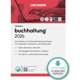 Lexware Buchhaltung 2026 - 1 Device, 1 Year - ESD-DownloadESD Precio: 339.68999977. SKU: B1K3S4F2MZ