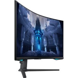 Samsung LS32BG750NPX Monitor Gaming 32" 4K UHD 165Hz 1ms Mini-LED Quantum HDR 2000 Curvo 1000R G-Sync Compatible FreeSync Premium Pro Negro