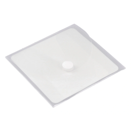 Q-connect Sobre para CD/DVD Polipropileno Transparente con Cierre Velcro Bolsa 5 Unidades