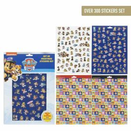 Cerdá Pack de Pegatinas Paw Patrol, color azul, para Niños 3+ años - Medidas 18.0 x 25.0 x 0.1 cm
