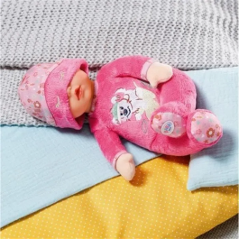 Baby Born Muñeco Blandito Sleepy con Sonajero Integrado Rosa 30cm