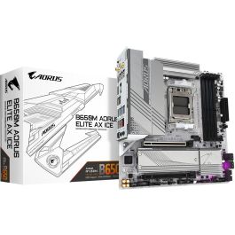 GIGABYTE B650M AORUS ELITE AX ICE Placa base para AMD Ryzen 9000 Series, DDR5, PCIe 5.0, WiFi 6E, LAN 2.5GbE Precio: 184.69000044. SKU: B1EKXHPLTG