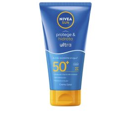Nivea SUN PROTEGE&HIDRATA ULTRA SPF50+ Protector Solar Corporal Loción Resistente al Agua 150 ml con Vitamina E Protección UVA/UVB Precio: 12.68999963. SKU: S05111491