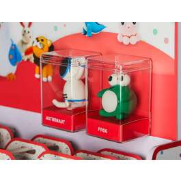 Imaginovo Expositor Pasta para Modelar Set de Colores con 20 Ganchos y 64 Unidades, 620x1300x500 mm