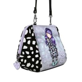 Bolso Bandolera Gorjuss Smitten kitten Negro Blanco (26 x 15,5 x 9,5 cm) Bolso Bandolera Gorjuss Smitten kitten Negro Blanco (26 x 15,5 x 9,5 cm)