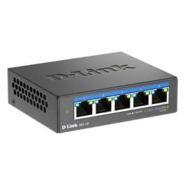 D-Link Switch DMS-105 Multigigabit 5 Puertos 2.5G RJ-45 10/100/1000 sin gestión Plug & Play