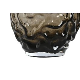 DKD Home Decor Jarrón Moderno de Cristal Marrón Oscuro para Decoración del Hogar 17x17x30 cm DKD Home Decor Jarrón Moderno de Cristal Marrón Oscuro para Decoración del Hogar 17x17x30 cm