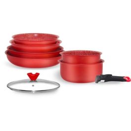 Batería de cocina - ARTHUR MARTIN - AMR88 - Batería de cocina de 8 piezas - Todas las fuentes de calor, incluida la inducción Batería de cocina - ARTHUR MARTIN - AMR88 - Batería de cocina de 8 piezas - Todas las fuentes de calor, incluida la inducción