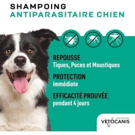 VETOCANIS Champú antipulgas y anti-garrapatas - para perros - 300 ml VETOCANIS Champú antipulgas y anti-garrapatas - para perros - 300 ml