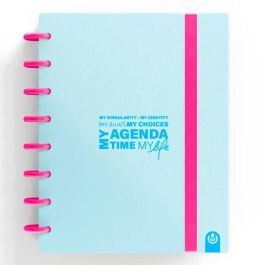 Agenda Carchivo My Agenda Time My Lfe Azul Pastel A5 (10 Unidades)