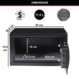 Master Lock x041ml 11L - Lock electrónico - ideal para joyas, papeles de identidad Master Lock x041ml 11L - Lock electrónico - ideal para joyas, papeles de identidad