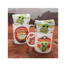 Wondee Set Regalo The Mandalorian Taza y Calcetines Baby Yoda Grogu