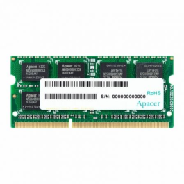 Memoria RAM Apacer 8GB/ DDR3L/ 1600MHz/ 1.35V/ CL11/ SODIMM Precio: 17.5000001. SKU: B1449D3HSN