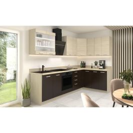 CHAMONIX Mueble esquinero alto 60/60 - Decoración roble claro - L58 x P58 x H72 cm CHAMONIX Mueble esquinero alto 60/60 - Decoración roble claro - L58 x P58 x H72 cm