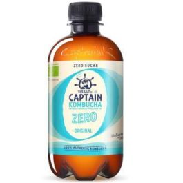 CAPTAIN Kombucha Zero Original Bio 400ml - Té verde fermentado, 0% azúcar, 0% calorías, sin gluten Precio: 2.59000016. SKU: B1K6QC7PWQ