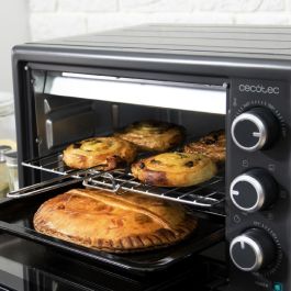 Cecotec 03818 Horno Eléctrico 26 L, 1500 W, para Encimera, Negro con Control Giratorio y Temporizador 60 min Cecotec 03818 Horno Eléctrico 26 L, 1500 W, para Encimera, Negro con Control Giratorio y Temporizador 60 min