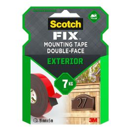 Cinta doble cara de montaje para exteriores, 19 mm x 5 m, máx 7 kg