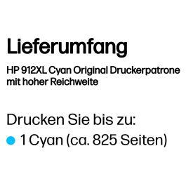 HP nº912XL Cartucho Cyan