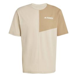 Camiseta de Manga Corta Hombre Adidas Beige XL Precio: 45.9316. SKU: B1GS3G52KY