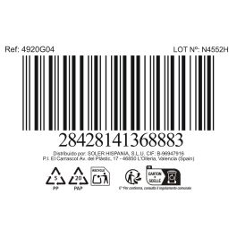 La Mediterranea Plato Pasta o Postre 'Aisa', Diametro 21.5 cm, Material Ceramica, Profundidad 1.5 cm, Peso 12.10 kg por Caja (24 Unidades)