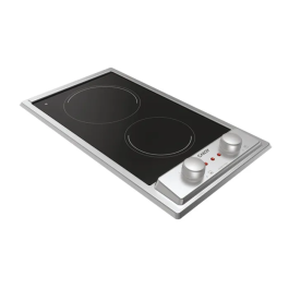 Candy Vitroceramic Hob Idea CH32XK 2 Foyers L 30cm Acero Inoxidable