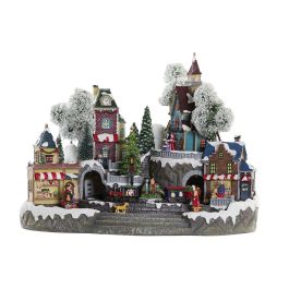 Ciudad Navidad Tradicional DKD Home Decor Multicolor 36 x 34 x 47 cm Precio: 137.89000038. SKU: B1H9RETBC8