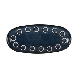Bandeja Oval Azul Almudena 29x13.5 cm - Inde (24 Unidades) Bandeja Oval Azul Almudena 29x13.5 cm - Inde (24 Unidades)