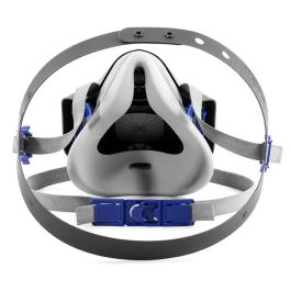 3M Media Mascarilla Secure-Click HF-802SD Mediana con Diafragma de Comunicación