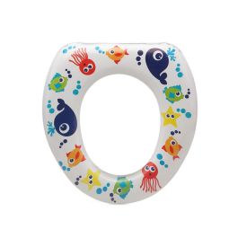 KioKids Reductor de WC Acolchado para Niños +12 Meses - Asiento Inodoro Universal Cómodo e Higiénico - Multicolor