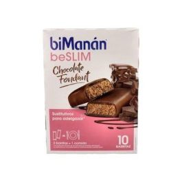 BIMANAN Barritas Chocolate Fondant 10 Unidades Sustitutivo Comida Control Peso con 12 Vitaminas y 11 Minerales, Rico en Hierro Precio: 153.5000005. SKU: B13F73YA2J