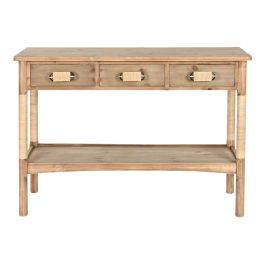 DKD Home Decor Consola Natural Abeto Cuerda 40 x 79.5 x 110 cm