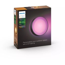 Philips Hue 915005843201 Aplique de pared exterior Daylo White & Color Ambiance, Negro, LED 1050lm, Bluetooth