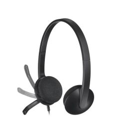 Logitech Auriculares USB H340 con Micrófono con Cancelación de Ruido para Ordenador