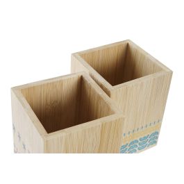 DKD Home Decor Cubertero Colonial Africa de Bambú Turquesa, Granate y Natural 10x13.5x10 cm (4 Unidades) DKD Home Decor Cubertero Colonial Africa de Bambú Turquesa, Granate y Natural 10x13.5x10 cm (4 Unidades)